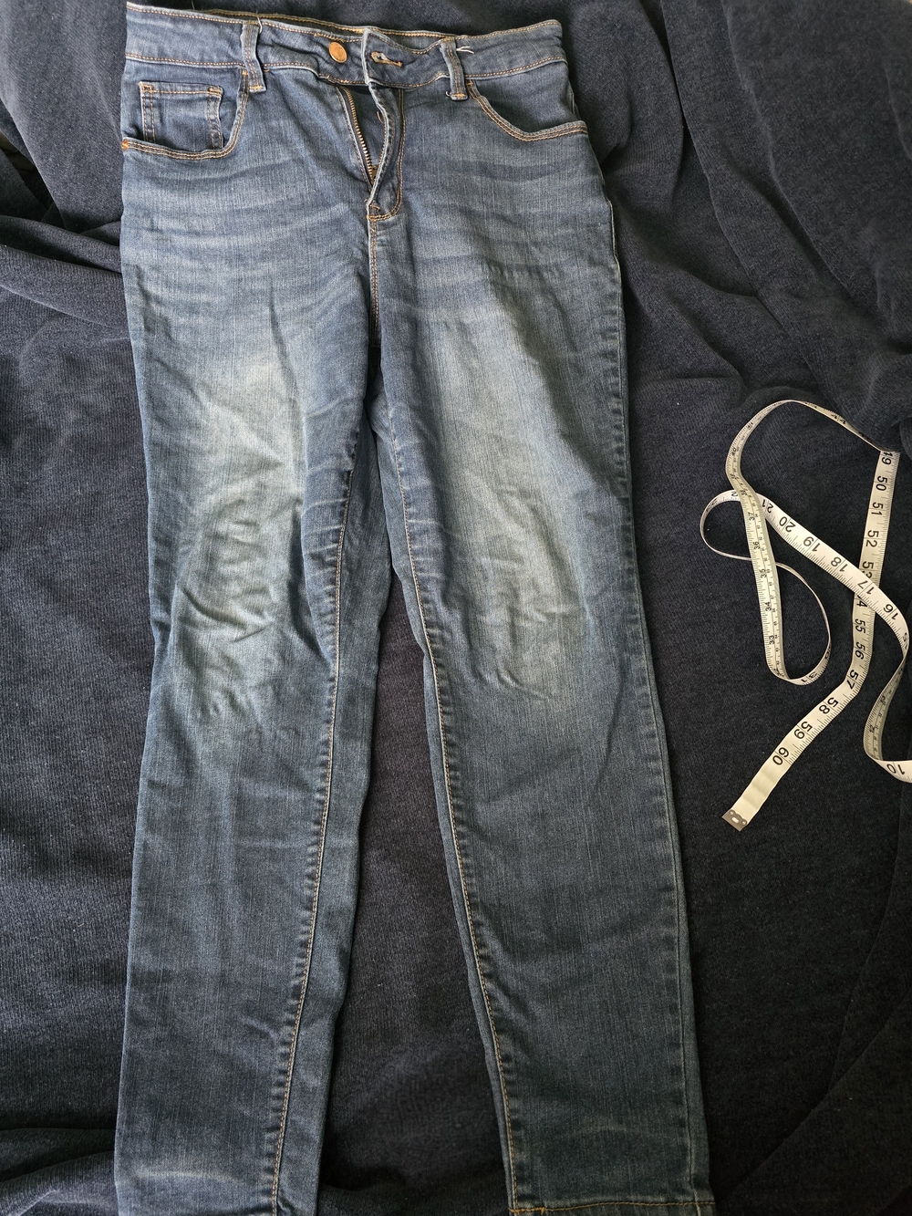 No Boundaries Medium Wash Stretch Skinny Denim Jeans Size 9